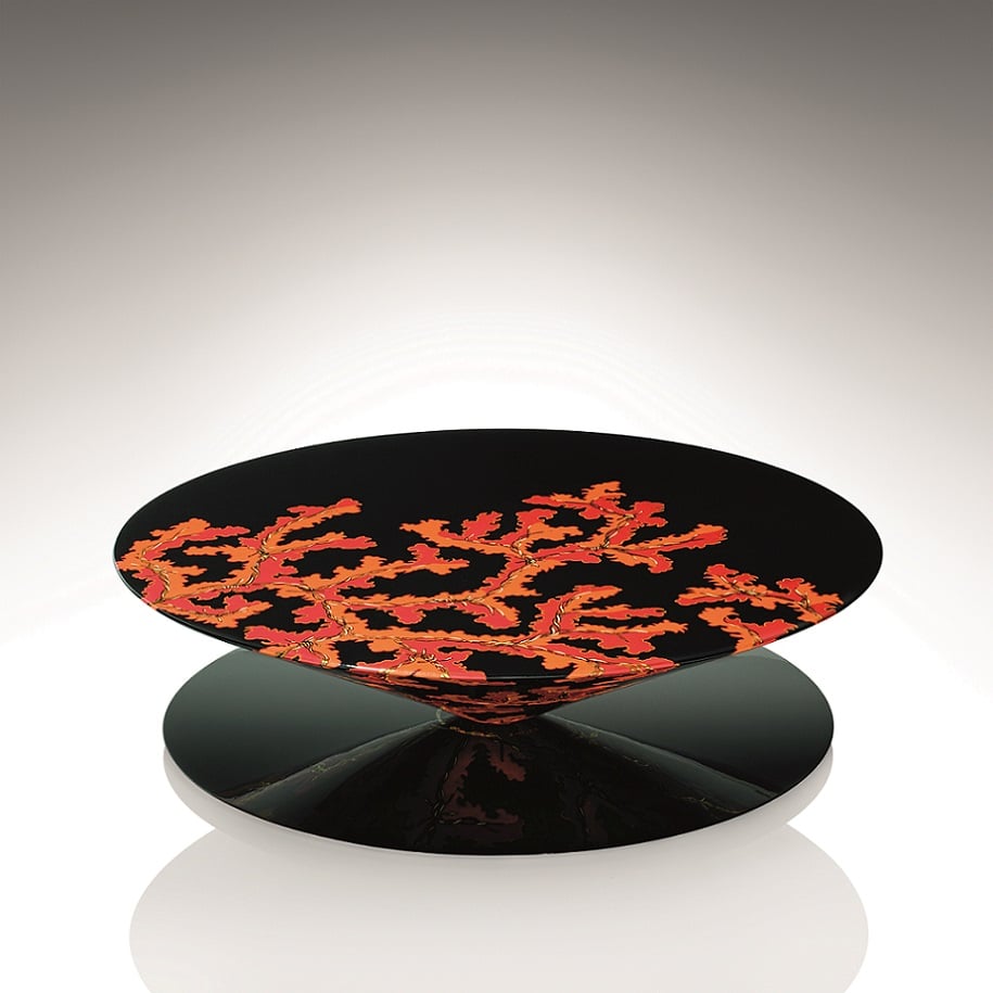 Borderline lacquer work by Tran Nu Yen Khe and Hanoia